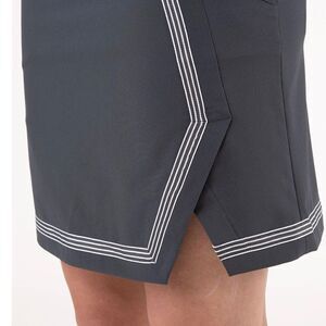 NVO Womens Skort Size‎ 10 Charcoal Gray NWT